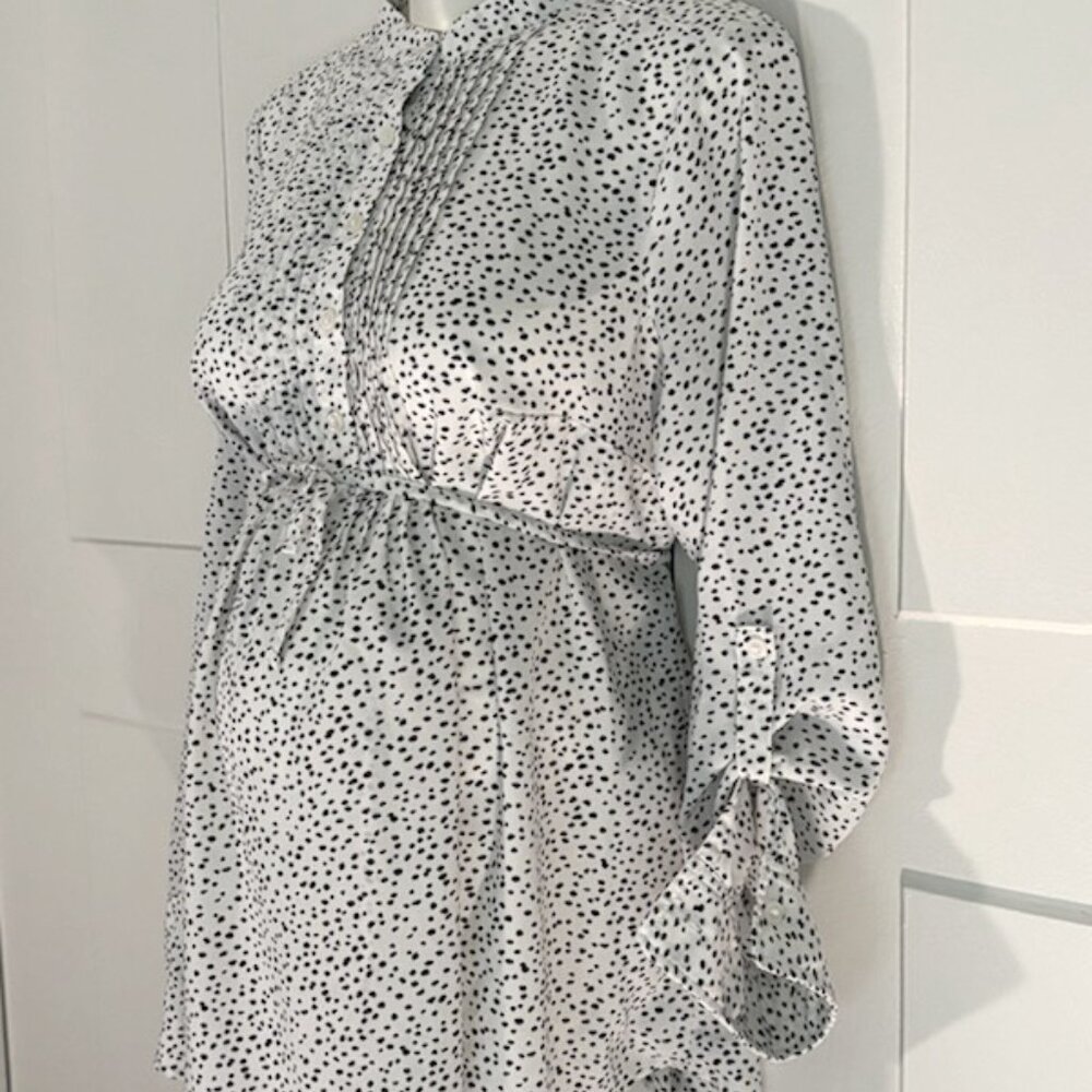 Isabel Maternity by Ingrid & Isabel Black and White Blouse